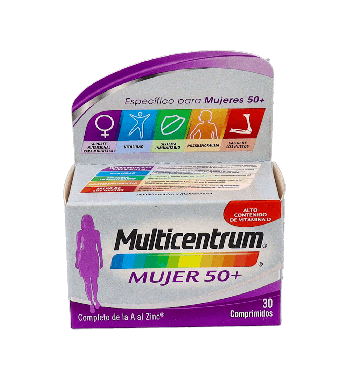 Multicentrum Mujer +50 30 Comprimidos | Farmaenvia