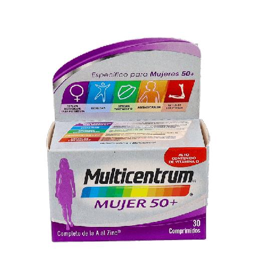 Multicentrum Mujer +50 30 Comprimidos | Farmaenvia