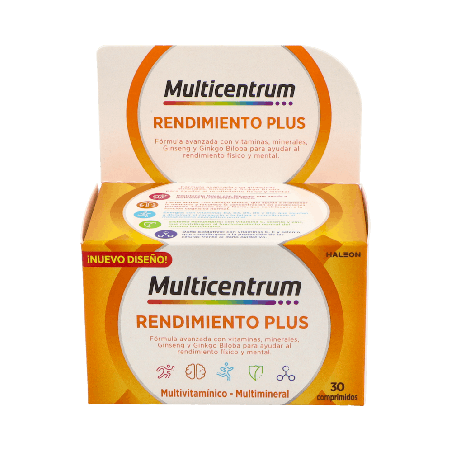 Multicentrum Plus Ginseng Ginkgo 30 Comprimidos | Farmaenvia