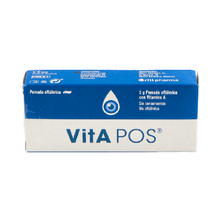 VITA-POS Pomada Oftálmica 5 g con Vitamina A | Farmaenvia