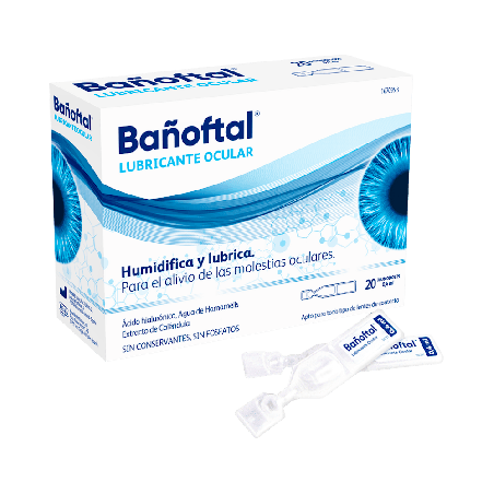 BAÑOFTAL Lubricante Gotas Oculares Monodosis | Farmaenvia