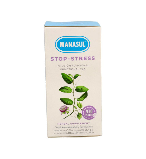 MANASUL Stop Stress 25 filtros - Infusión Relajante | Farmaenvia