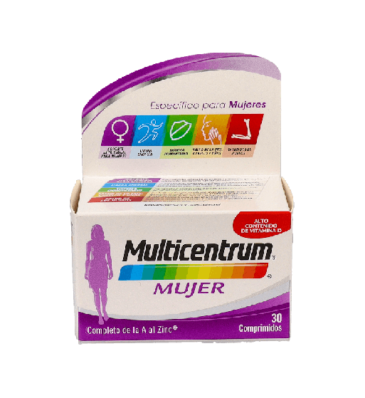 Multicentrum Mujer 30 Comprimidos | Farmaenvia
