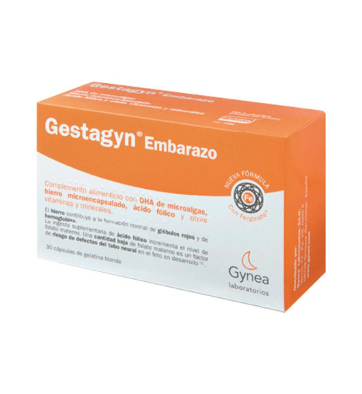 GESTAGYN Embarazo 30 Cápsulas | Complemento Nutricional | Farmaenvia