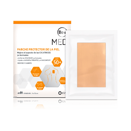 BE+ Med Parche Protector Piel 5 Ud 7,5x5cm | Farmaenvia