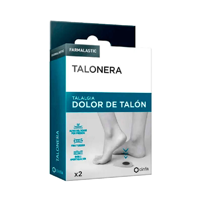 Farmalastic Talonera Silicona Mediana 2U | Farmaenvia