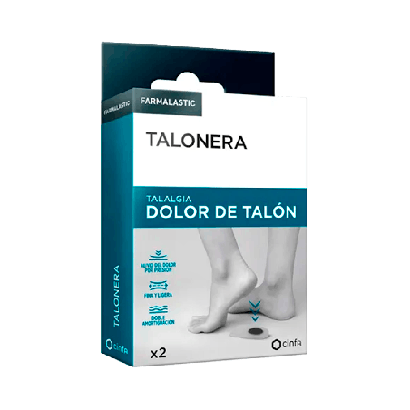 Farmalastic Talonera Silicona Mediana 2U | Farmaenvia
