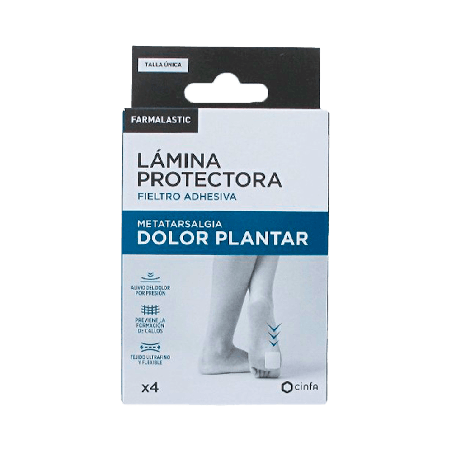 Farmalastic Lámina Fieltro Adhesiva 4 Uds. | Farmaenvia