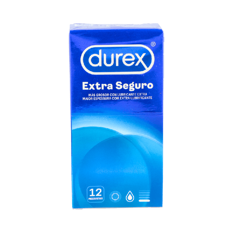DUREX Extra-Seguro 12 Preservativos | Farmaenvia
