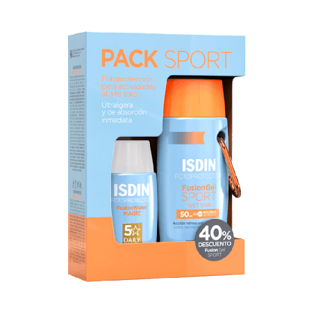 ISDIN Pack Solar Fusion Water + Gel Sport SPF 50+ | Farmaenvia