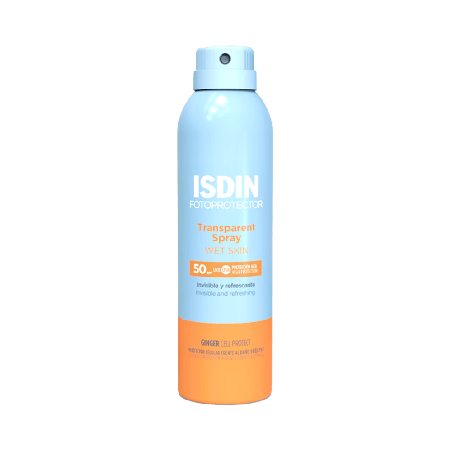 ISDIN Fotoprotector Transparent Spray Wet Skin SPF 50 250ml | Farmaenvia