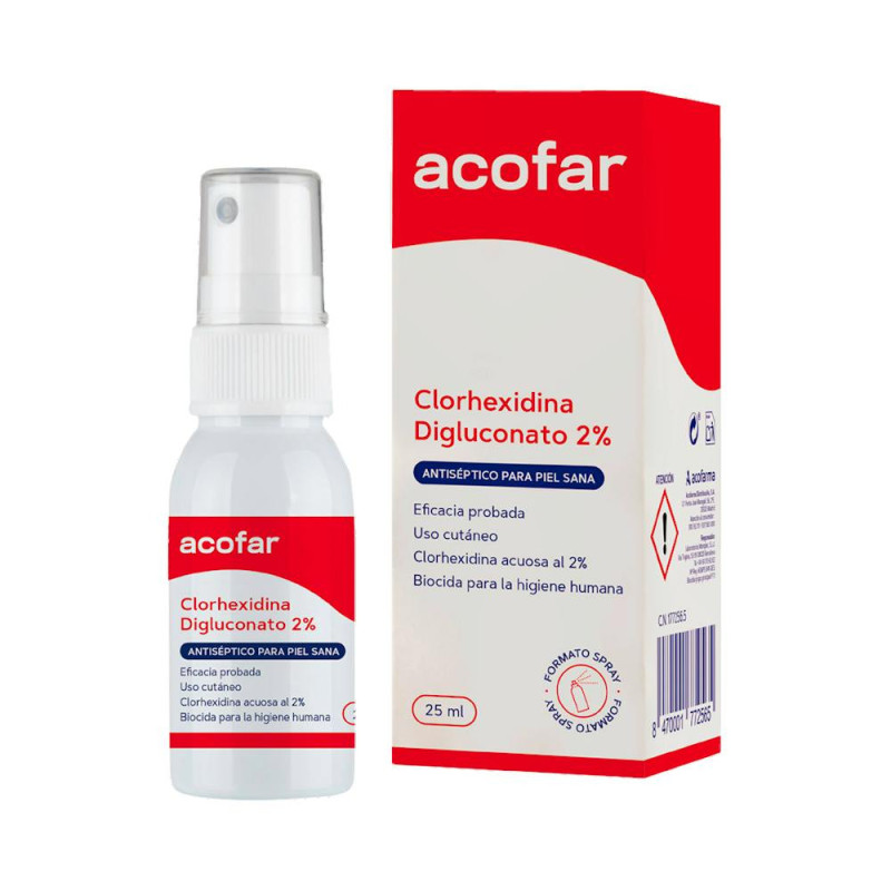 Acofar Clorhexidina Digluconato 2% 25ml | Farmaenvia