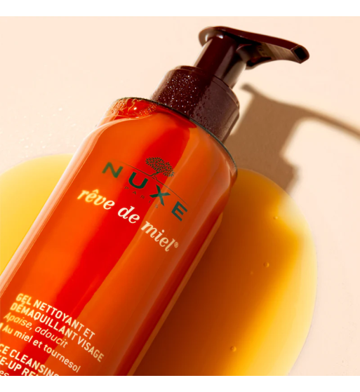 REVE DE MIEL GEL LIMPIADOR Y DESMAQUILLANTE PARA EL ROSTRO  1 ENVASE 200 ML