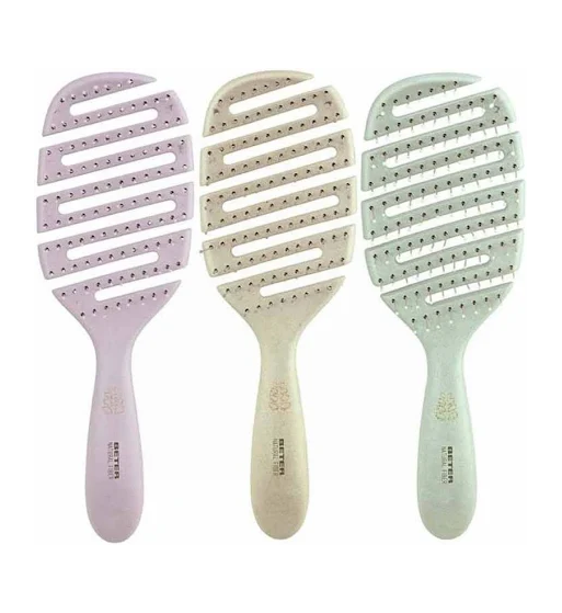 CEPILLO ESQUELETO BETER FLEXIBLE PUAS DE NYLON 1 UNIDAD BEIGE