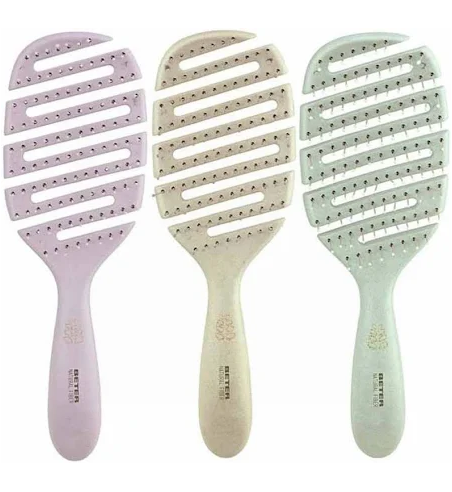 CEPILLO ESQUELETO BETER FLEXIBLE PUAS DE NYLON 1 UNIDAD BEIGE