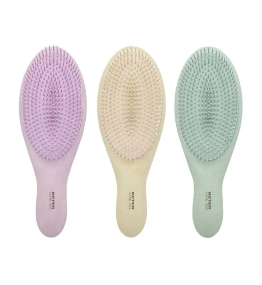 CEPILLO DE PELO DESENREDANTE BETER NATURAL FIBER 1 UNIDAD VERDE