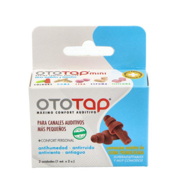 TAPONES OIDOS GOMA OTOTAP MINI 2 UNIDADES