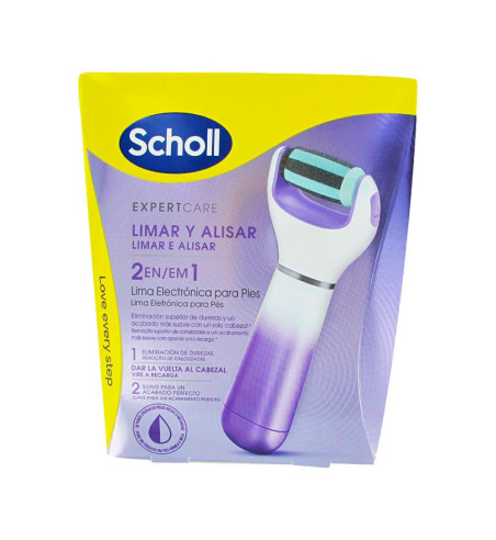SCHOLL EXPERTCARE LIMA ELECTRONICA PARA PIES 2 EN 1 LIMAR Y ALISAR 1 UNIDAD