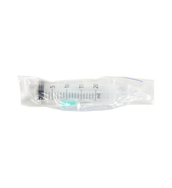 JERINGA DE TRES CUERPOS CON AGUJA ICOPLUS3 20 ml CENTRAL A 0,8 x40 mm G21 100 UNIDADES