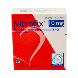 NITROFIX EFG 10 mg/24 h 30 PARCHES TRANSDERMICOS 53 mg