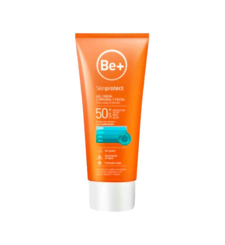 BE SKINPROTECT GEL CREMA CORPORAL Y FACIAL SPF 50 1 ENVASE 200 ml