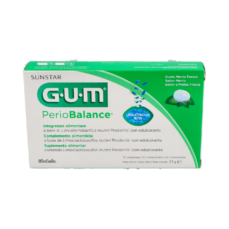 GUM PERIOBALANCE 30 COMPRIMIDOS SABOR MENTA FRESCA