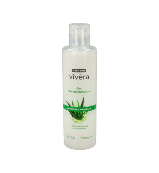 ACOFARMA VIVERA GEL ALOE VERA Y VITAMINA E 1 BOTELLA 200 ml