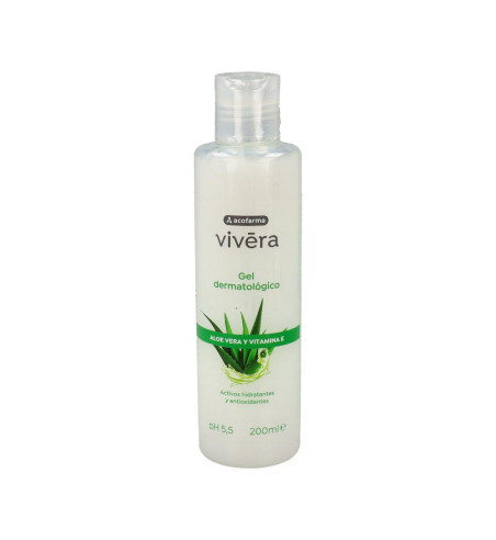 ACOFARMA VIVERA GEL ALOE VERA Y VITAMINA E 1 BOTELLA 200 ml