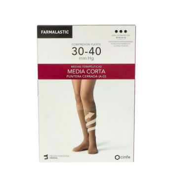 MEDIA CORTA FARMALASTIC FTE C PUNTE GDE