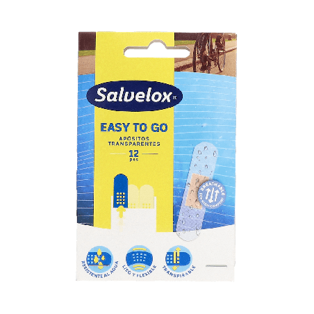 Salvelox Easy To Go Apósito Transparente 12U | Farmaenvia