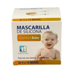 MASCARILLA DE SILICONA PEDIATRICS SALUD 0 - 18 MESES 1 UNIDAD DL-R-I