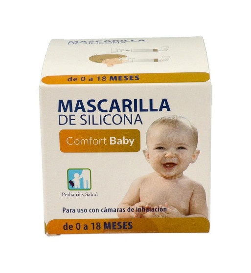 MASCARILLA DE SILICONA PEDIATRICS SALUD 0 - 18 MESES 1 UNIDAD DL-R-I