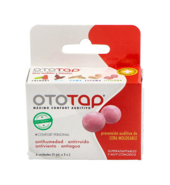 TAPONES OIDOS CERA OTOTAP 6 UNIDADES
