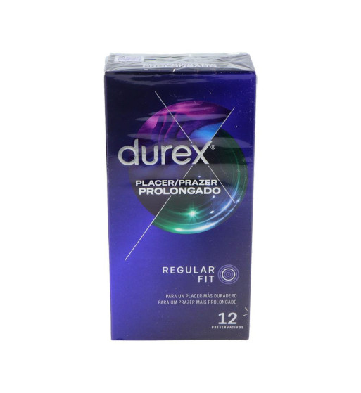 DUREX PLACER PROLONGADO PRESERVATIVOS 12 UNIDADES