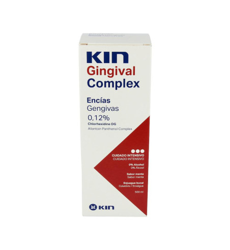 KIN GINGIVAL ENJUAGUE BUCAL 1 FRASCO 500 ml SABOR MENTA