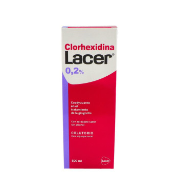 LACER COLUTORIO CLORHEXIDINA 0.2 1 ENVASE 500 ml