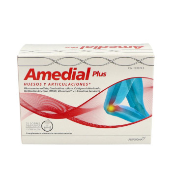 AMEDIAL PLUS 20 SOBRES 5 g SABOR NARANJA