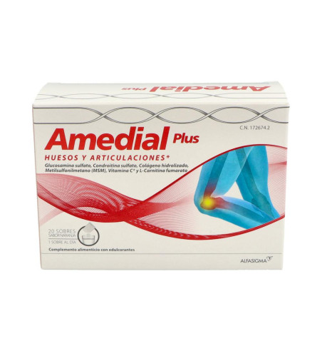 AMEDIAL PLUS 20 SOBRES 5 g SABOR NARANJA