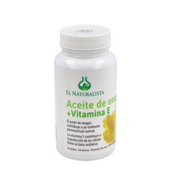 ACEITE DE ONAGRA VITAMINA E EL NATURALISTA 90 PERLAS