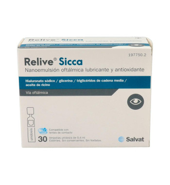 RELIVE SICCA 30 AMPOLLAS MONODOSIS 0,4 ml