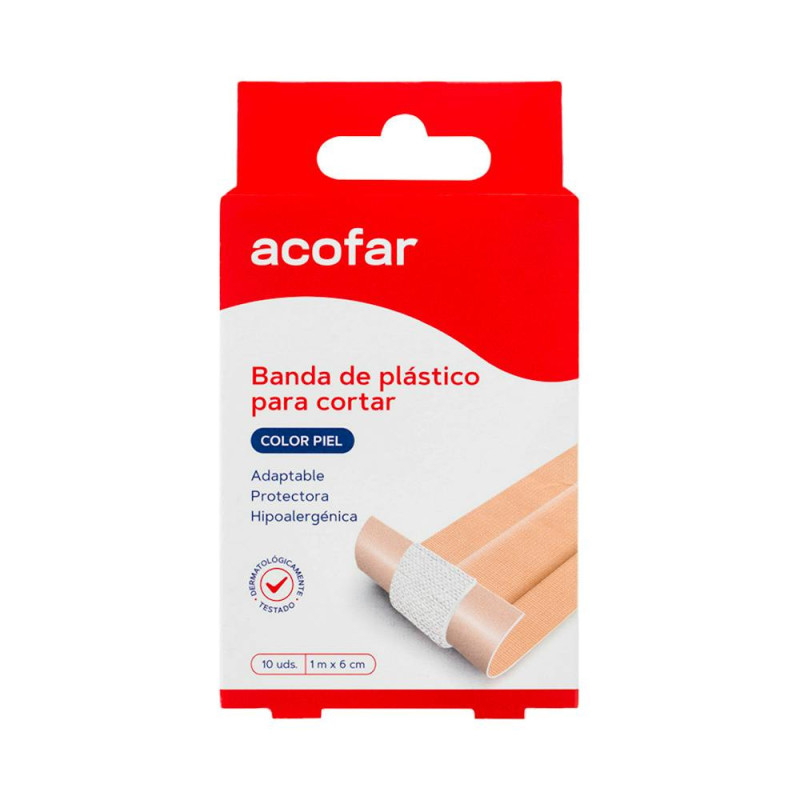 Acofar Banda Plástico para Cortar 10u 1m x 6cm | Farmaenvia