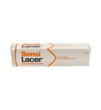 SENSILACER SENSIBILIDAD DENTAL GEL DENTIFRICO 1 TUBO 125 ml SABOR MENTA SUAVE