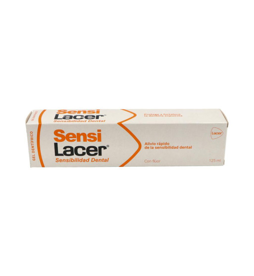 SENSILACER SENSIBILIDAD DENTAL GEL DENTIFRICO 1 TUBO 125 ml SABOR MENTA SUAVE