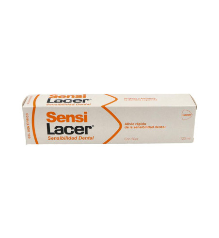 SENSILACER SENSIBILIDAD DENTAL GEL DENTIFRICO 1 TUBO 125 ml SABOR MENTA SUAVE