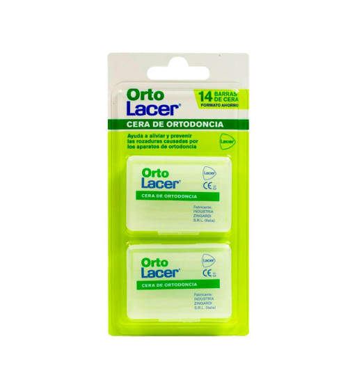 CERA ORTODONCIA PROTECTORA ROZADURA ORTOLACER 14 BARRITAS
