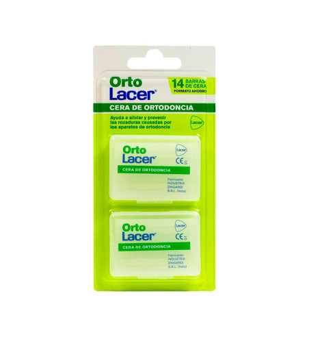 CERA ORTODONCIA PROTECTORA ROZADURA ORTOLACER 14 BARRITAS