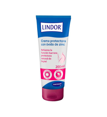 LINDOR CREMA PROTECTORA CON OXIDO DE ZINC 1 TUBO 200 ml