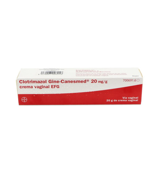 CLOTRIMAZOL GINE-CANESMED EFG 20 mg/g CREMA VAGINAL 1 TUBO 20 g