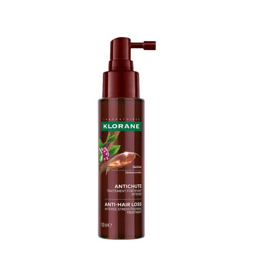 KLORANE ANTICAIDA TRATAMIENTO FORTIFICANTE INTENSIVO A LA QUININA 1 FRASCO CON PULVERIZADOR 100 ml