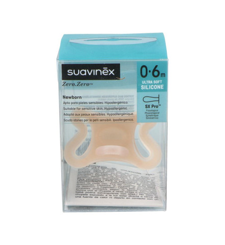 CHUPETE SILICONA FISIOLOGICO SUAVINEX SX PRO ZERO-ZERO 0 - 6 MESES 1 UNIDAD